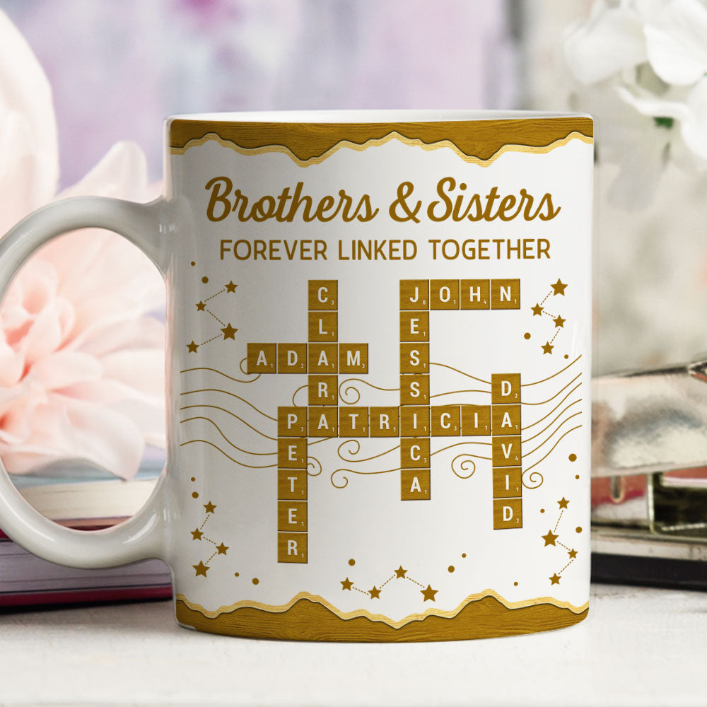 Custom Christmas & Birthday Gift for Brother & Sister • Sibling Bond - Personalized Coffee Mug