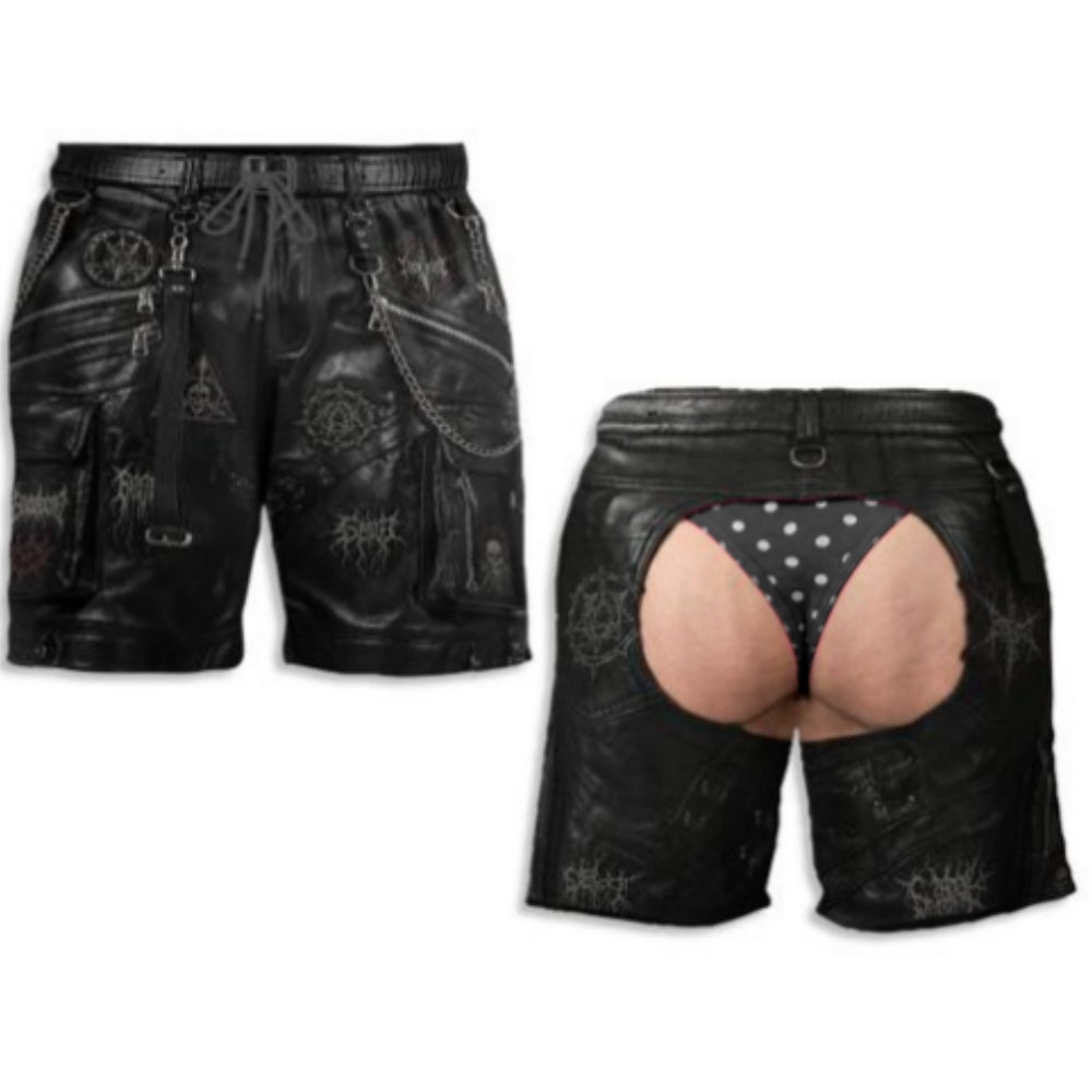 Custom Funny 3D Body Swim Trunks for Men, Birthday Summer Gift • Skull Drip - Personalized Beach Shorts