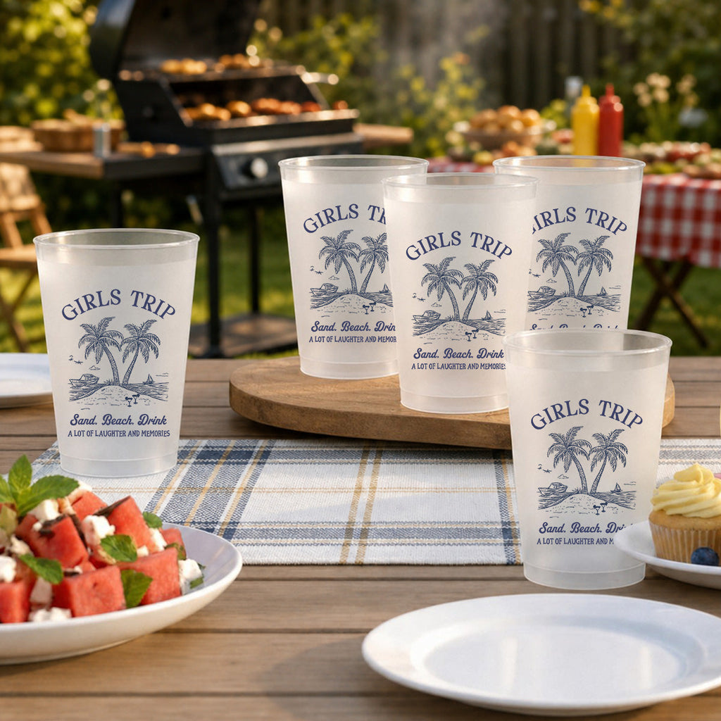 Friends Trip - Personalized Frosted Cup