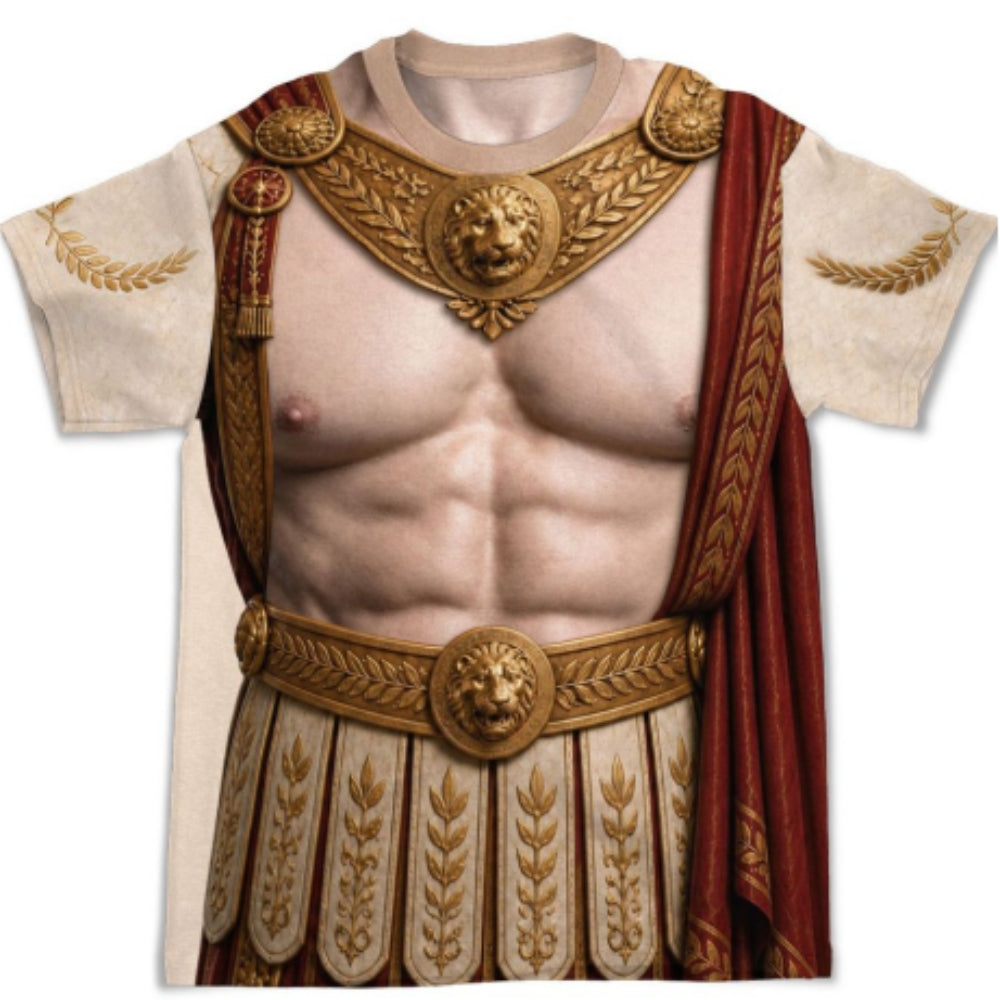 Custom Christmas Anniversary Keepsake Gifts For Husband • Roman God - Personalized All-over-print T-shirt