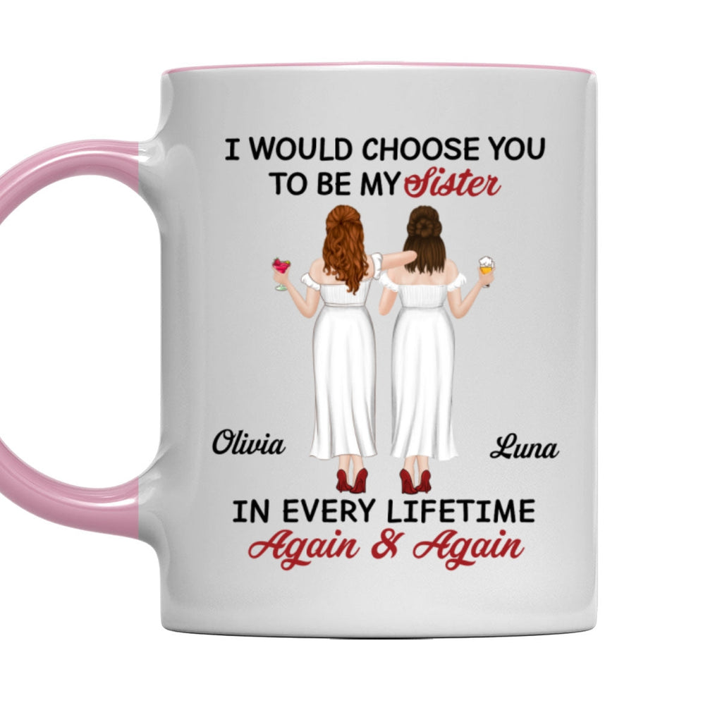 Custom Christmas & Birthday Gift for Brother & Sister • True Friends Always - Personalized Accent Mug