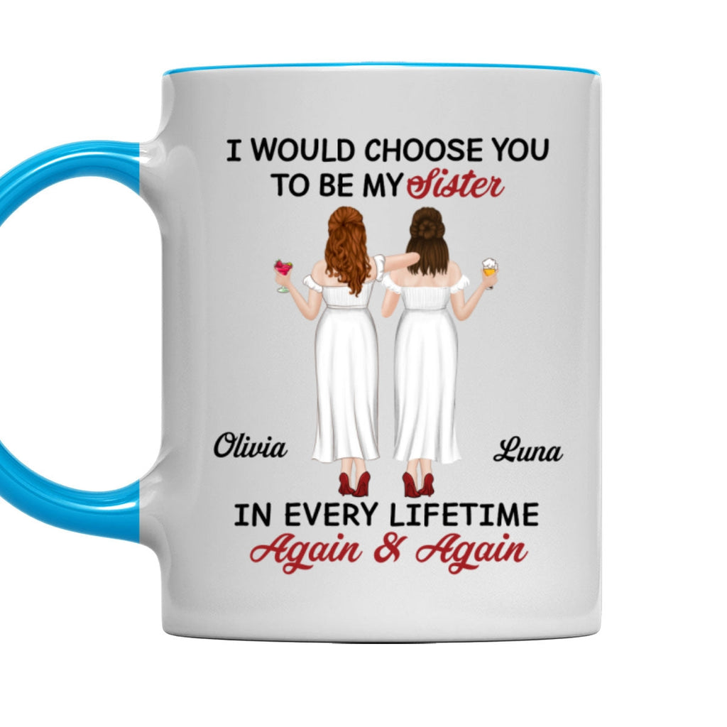 Custom Christmas & Birthday Gift for Brother & Sister • True Friends Always - Personalized Accent Mug