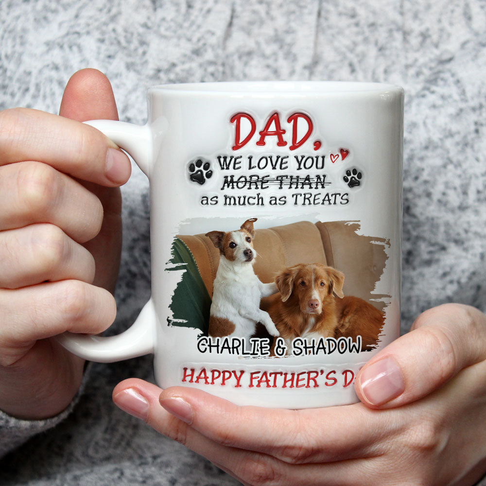 Custom Photo Christmas & Birthday Keepsake Gift • More Than Photo - Personalized 3D Inflated Effect Mug