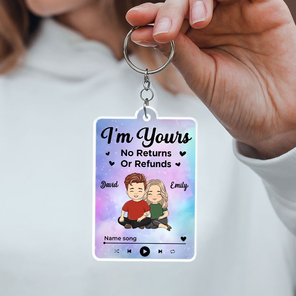 Couple Favorite Song - Personalized Acrylic Keychain