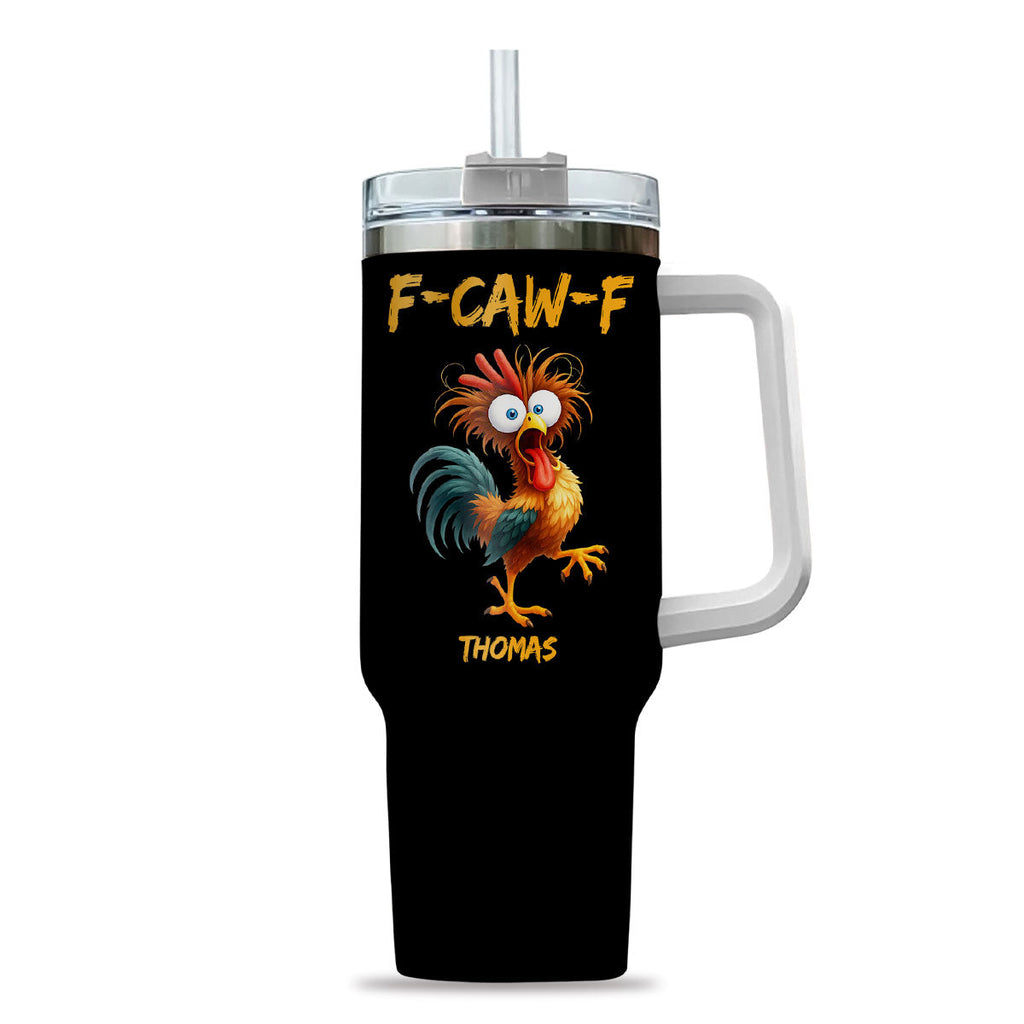 Custom Christmas Birthday Gifts For Friend, Coworker • FCAWF Chicken Humor - Personalized Tumbler
