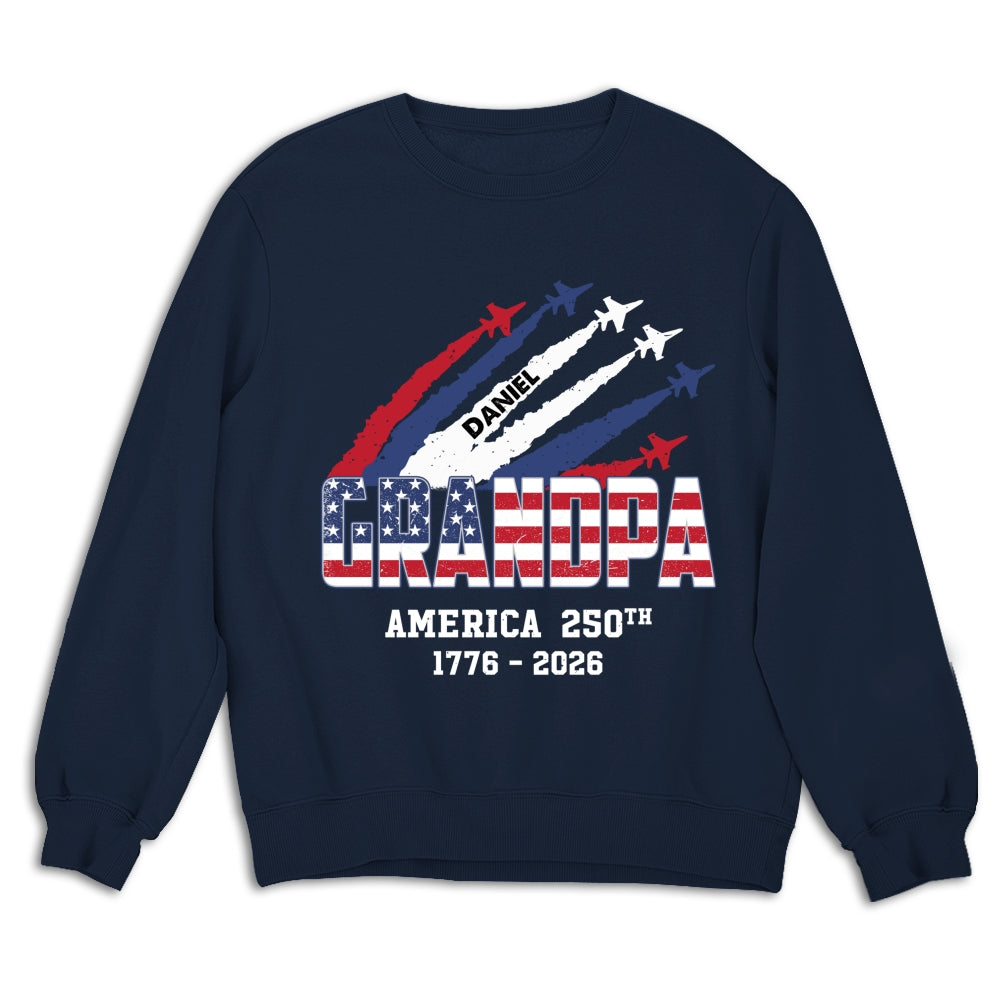 Custom Father's Day, Special Gift for Dad & Grandpa • Freedom For America - Personalized Shirt