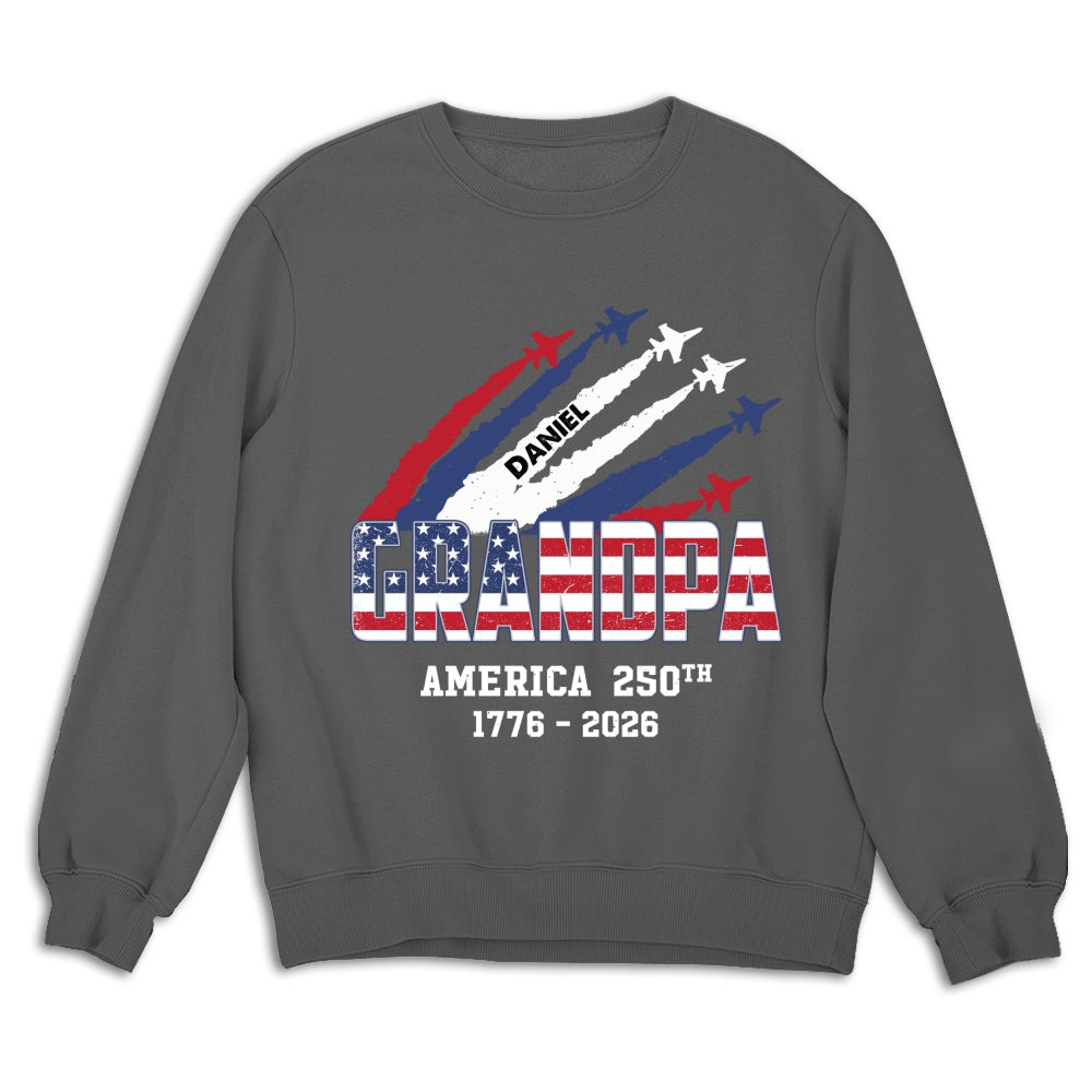 Custom Father's Day, Special Gift for Dad & Grandpa • Freedom For America - Personalized Shirt