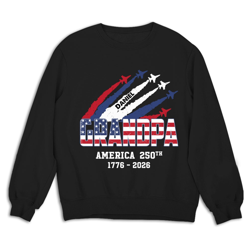 Custom Father's Day, Special Gift for Dad & Grandpa • Freedom For America - Personalized Shirt