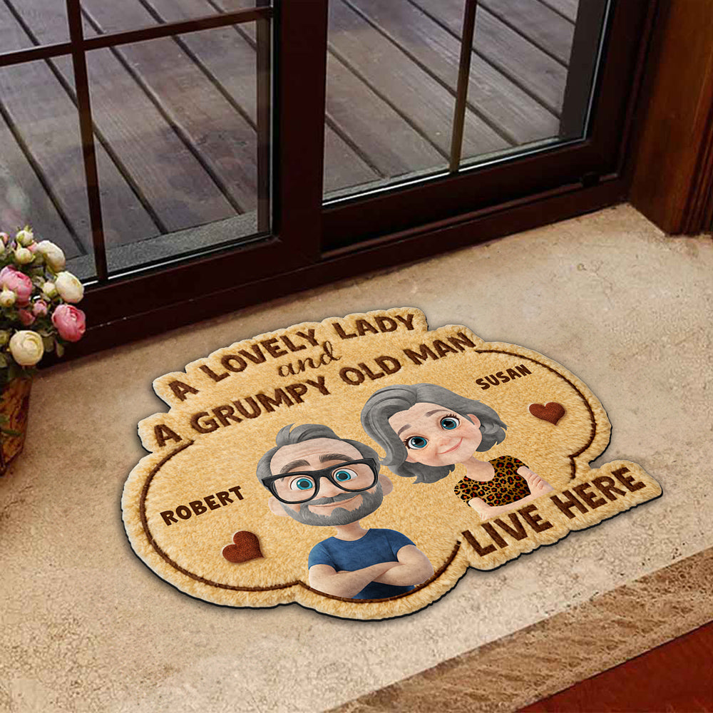 Our Love Live Here - Personalized Doormat