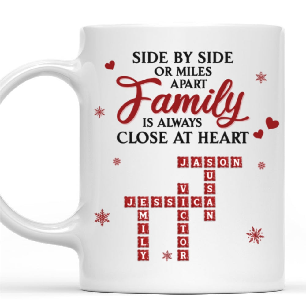 Custom Christmas & Birthday Keepsake Gift • Side By Side - Personalized Coffee Mug