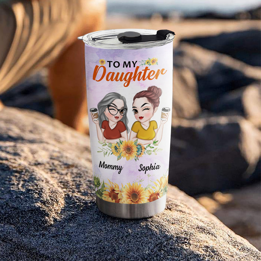 Custom Christmas Birthday Gifts For Daughter • How Much I Love You - Personalized Tumbler
