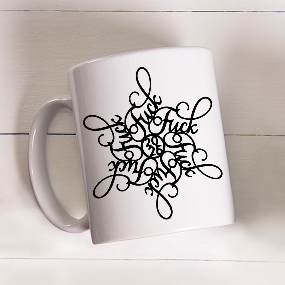 Custom Best Friend, Christmas & Birthday Friendship Keepsake Gift • Hidden Snowflake - Personalized Coffee Mug