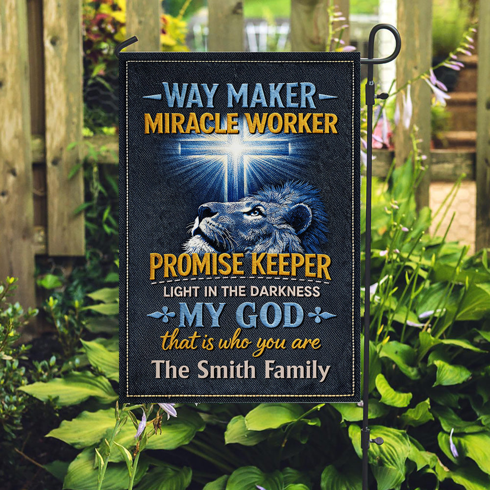 Way Maker - Personalized Flag