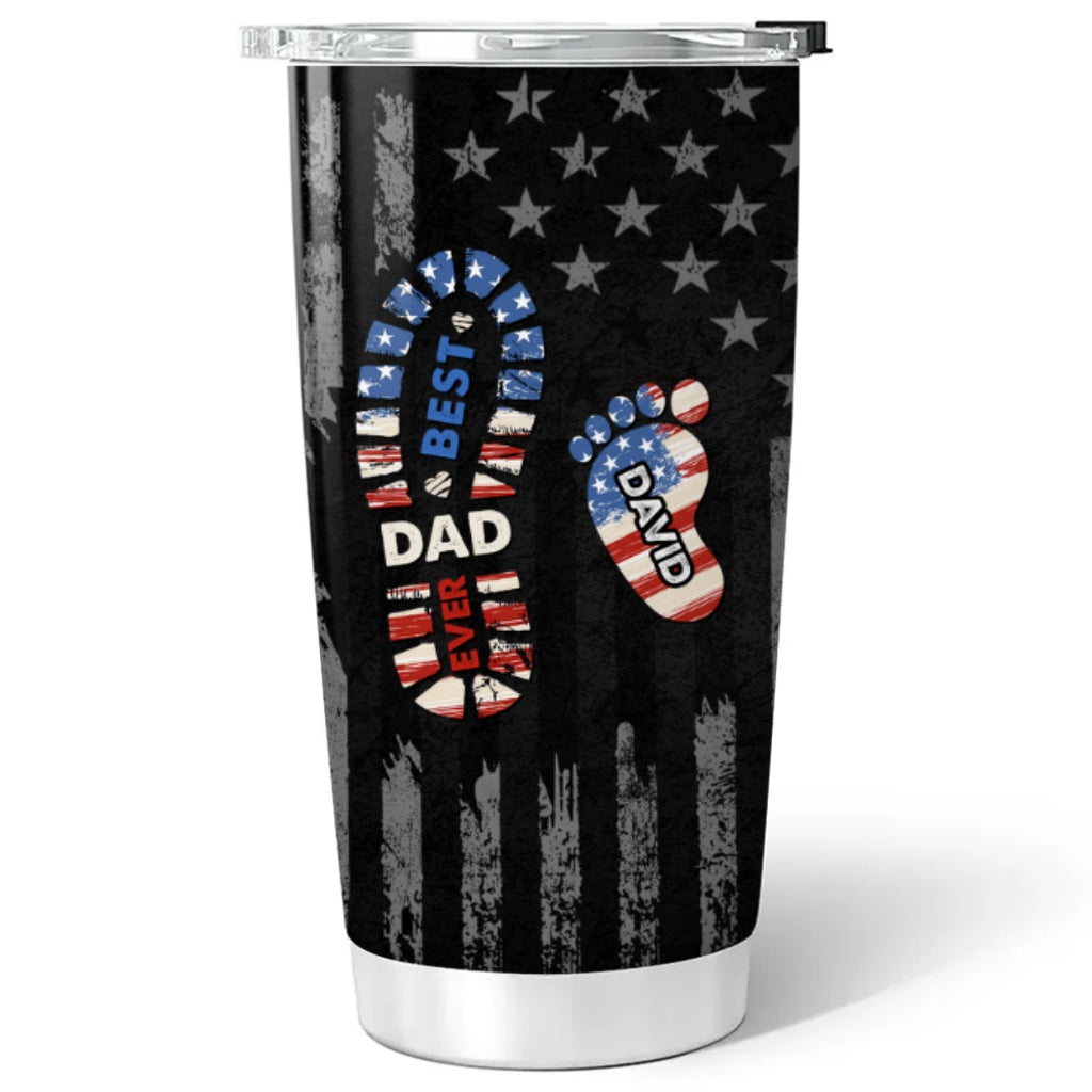 Custom Father's Day Birthday Gifts For Dad • Best Dad Ever - Personalized Tumbler