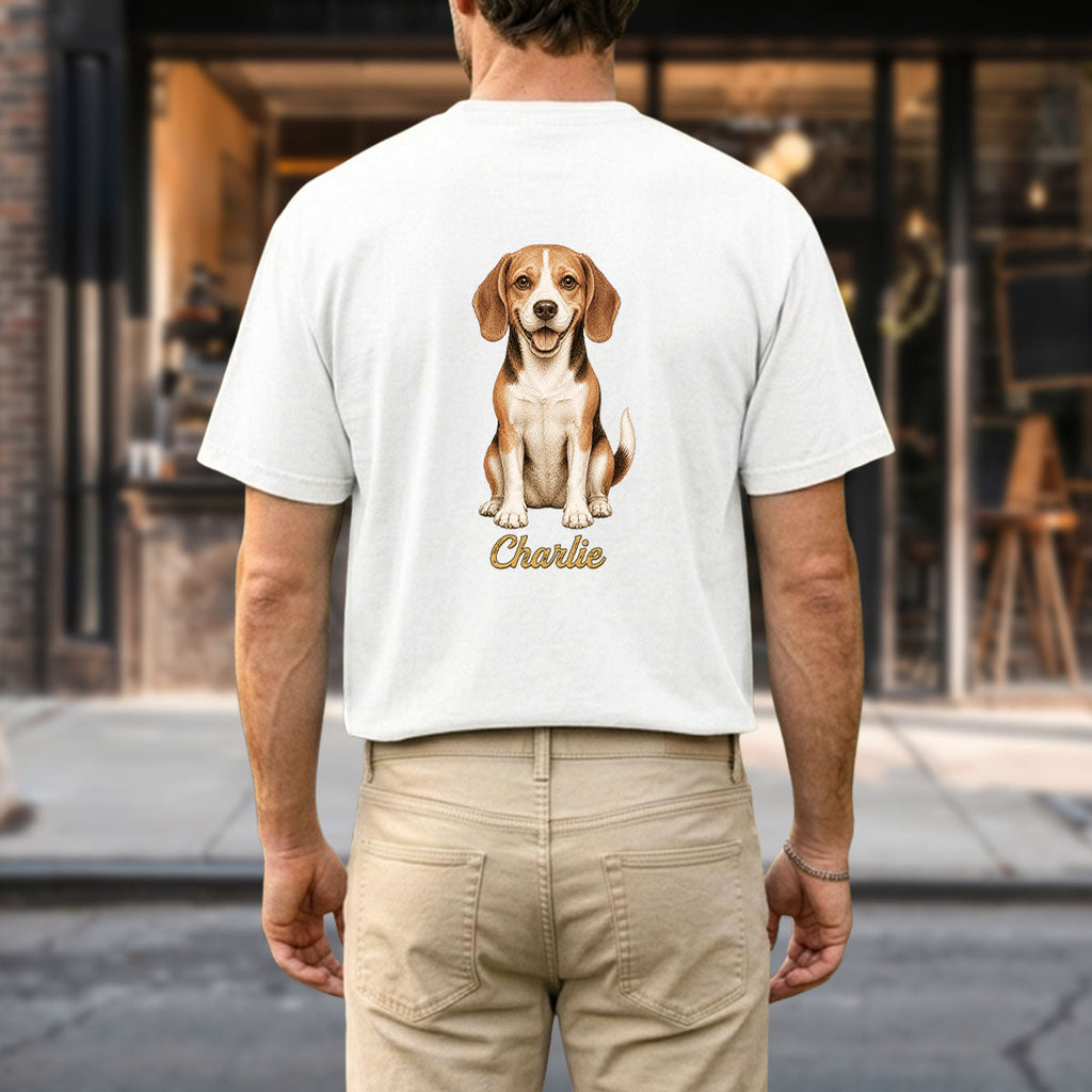 Custom Christmas & Birthday Keepsake Gift • Dog Dad Classic - Personalized Shirt