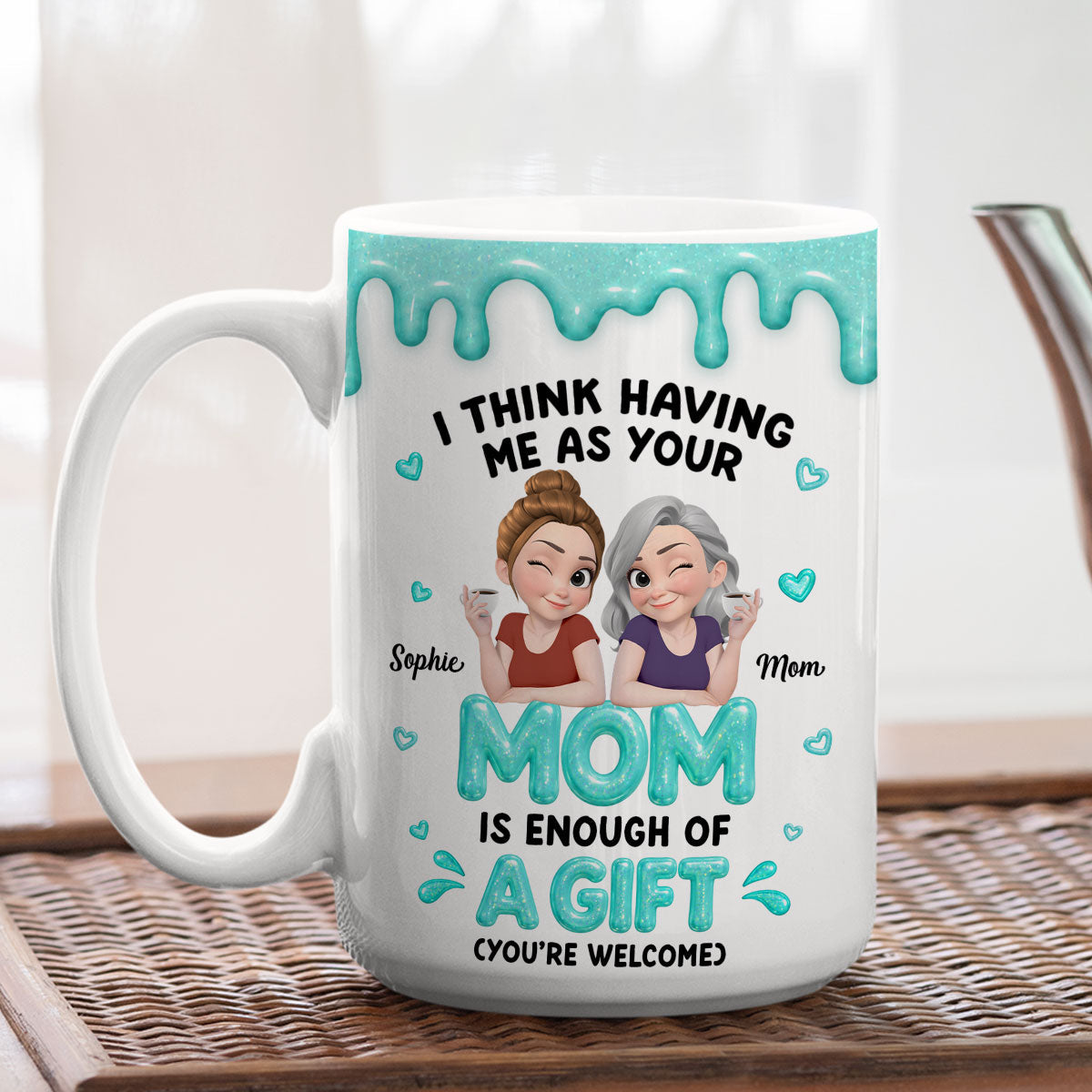 Custom Christmas & Birthday Gift for Daughter • Forever My Girl - Personalized Coffee Mug