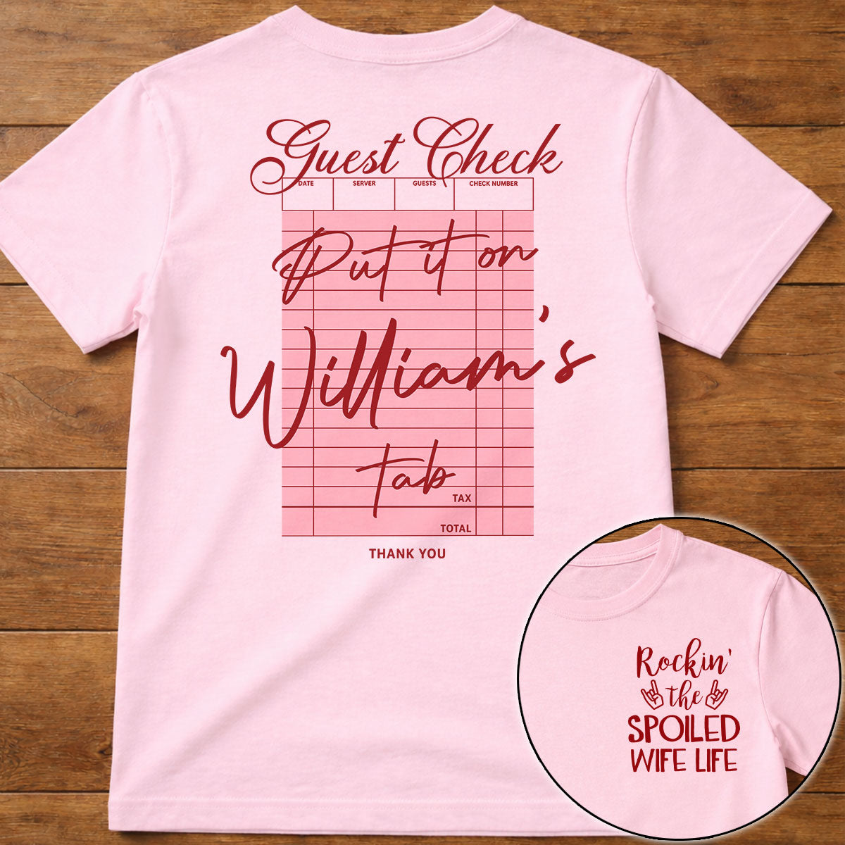 Custom Christmas & Birthday Keepsake Gift • Cute But Financially Supported - Personalized Shirt