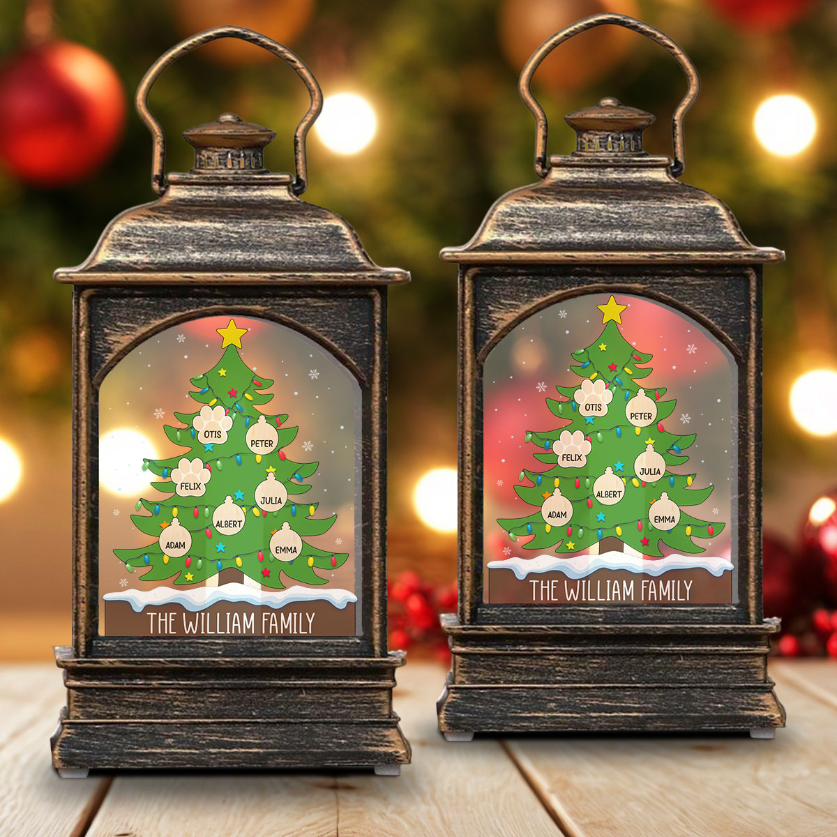 Merry Christmas - Personalized Christmas Wind Lamp