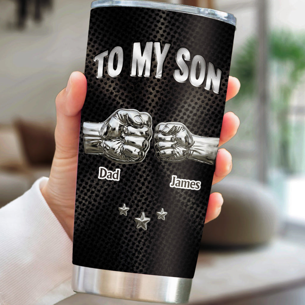 Custom Christmas Birthday Gifts For Son • Son I Believe In You - Personalized 3D Effect Tumbler