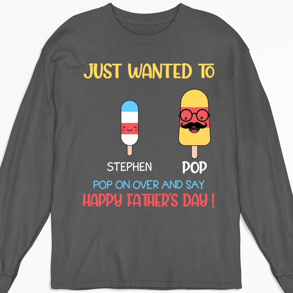 Custom Father's Day, Special Gift for Dad & Grandpa • You Are The Coolest Pop - Personalized Shirt
