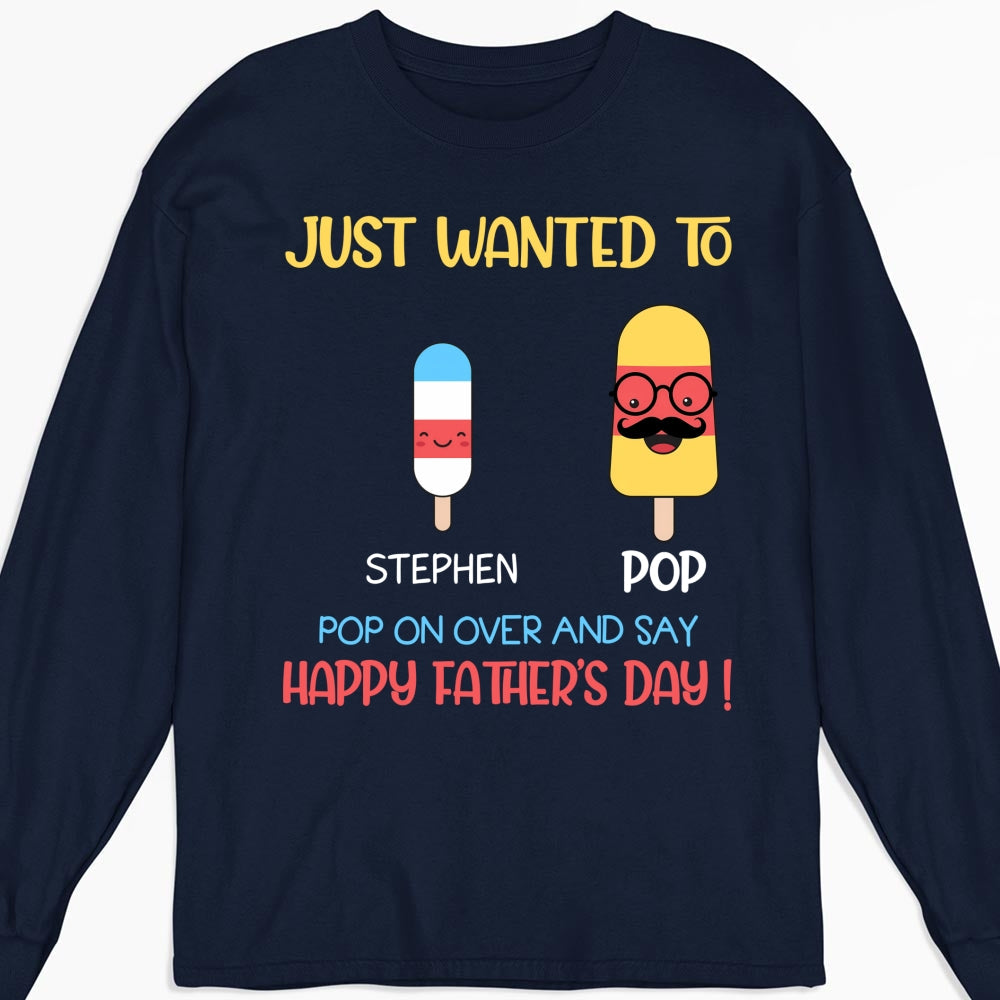 Custom Father's Day, Special Gift for Dad & Grandpa • You Are The Coolest Pop - Personalized Shirt