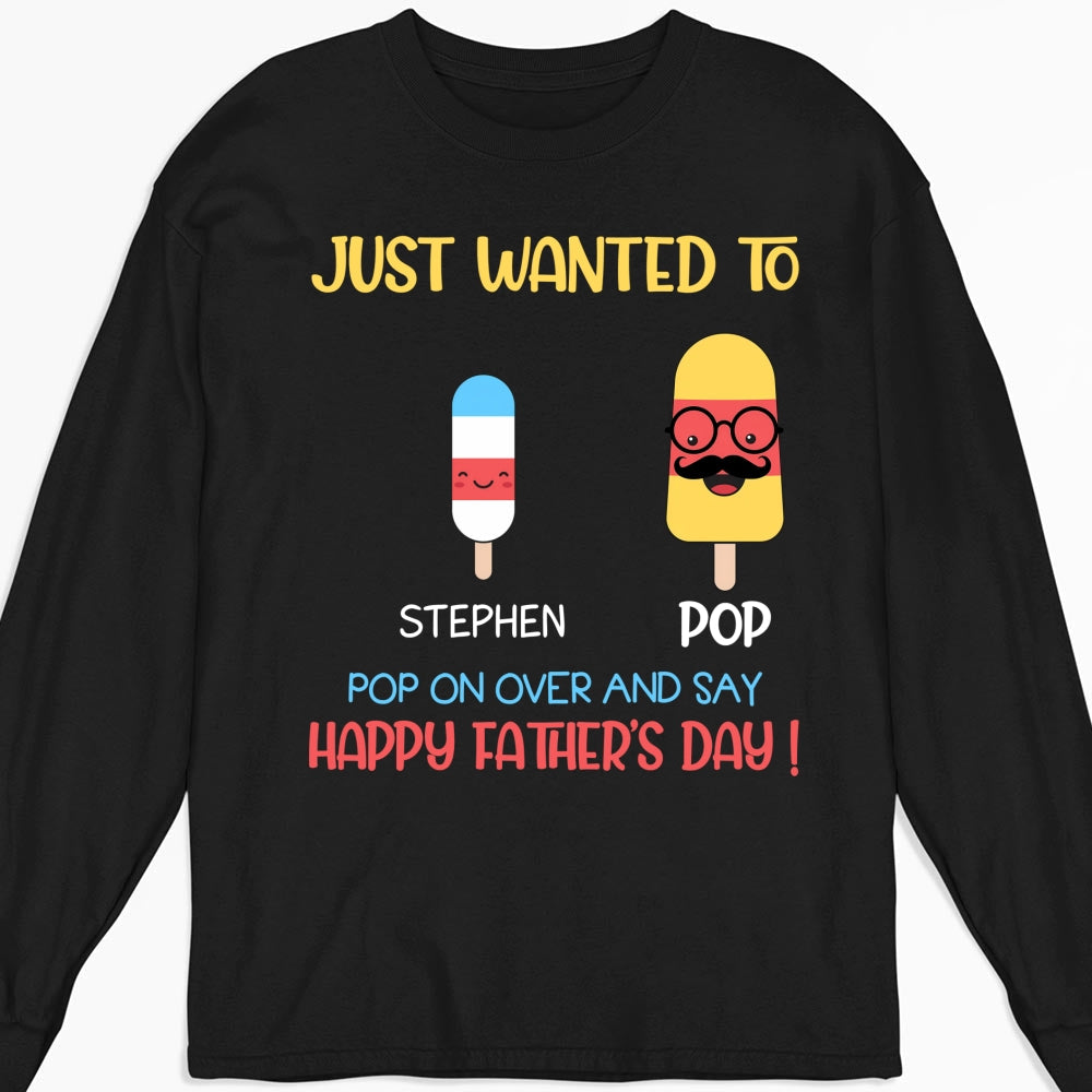 Custom Father's Day, Special Gift for Dad & Grandpa • You Are The Coolest Pop - Personalized Shirt