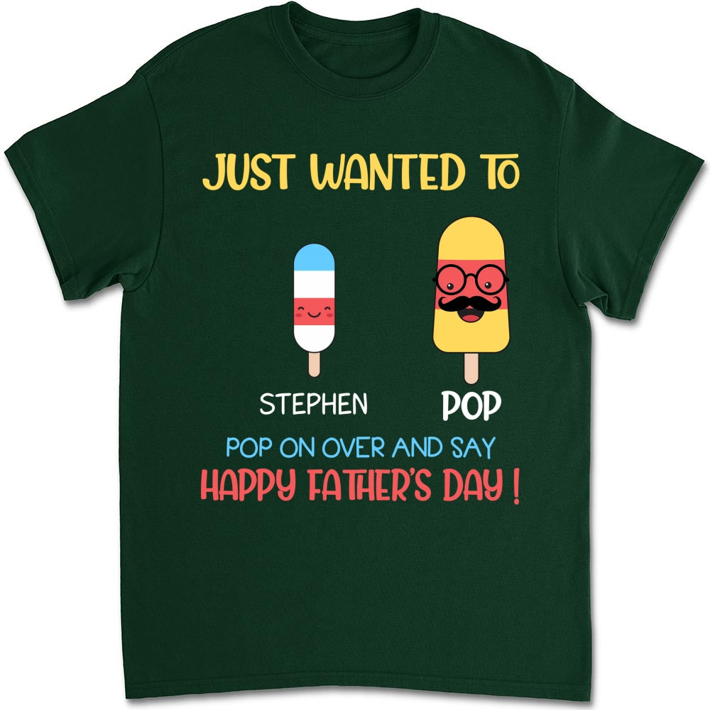Custom Father's Day, Special Gift for Dad & Grandpa • You Are The Coolest Pop - Personalized Shirt
