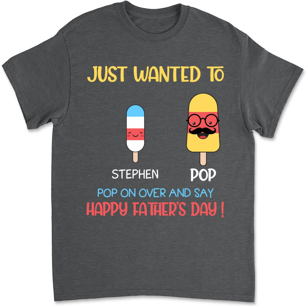Custom Father's Day, Special Gift for Dad & Grandpa • You Are The Coolest Pop - Personalized Shirt
