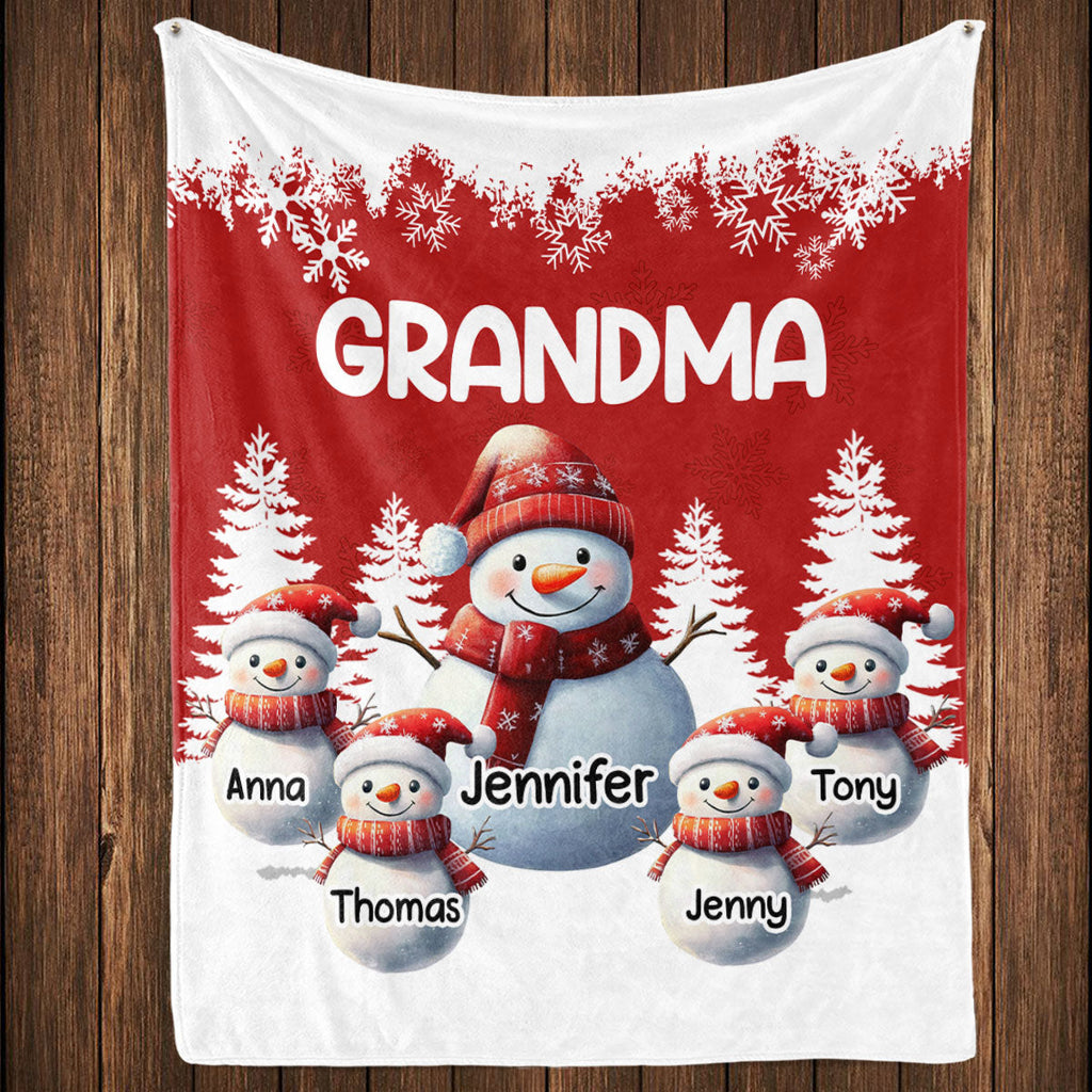 My Fav People Call Me - Personalized Fleece Blanket