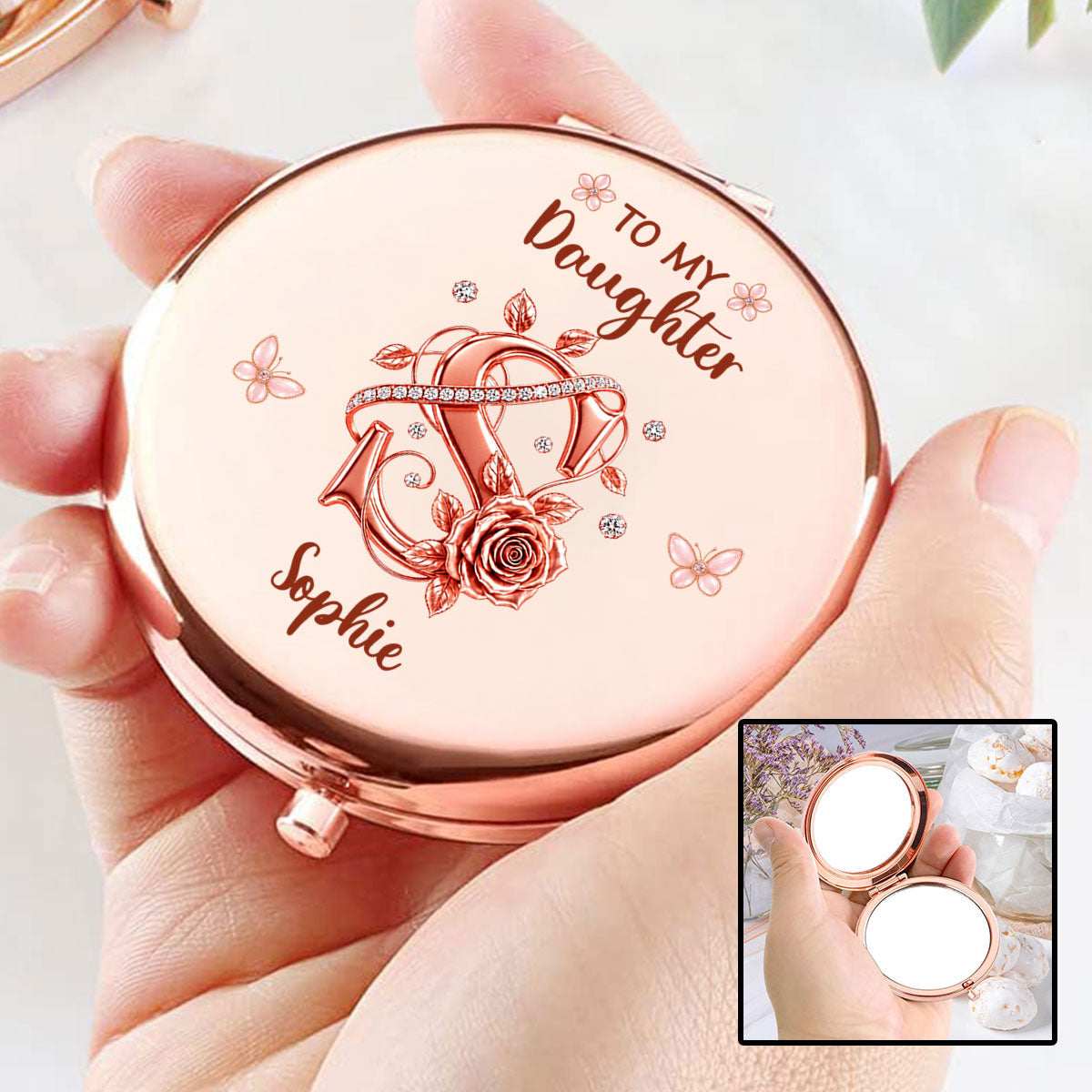 Beautifully Brave - Personalized Compact Mirror