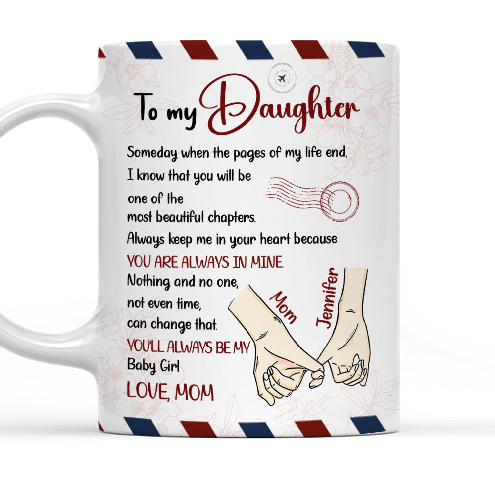 Custom Christmas & Birthday Gift for Daughter • The Most Beautiful Chapters - Personalized Mug