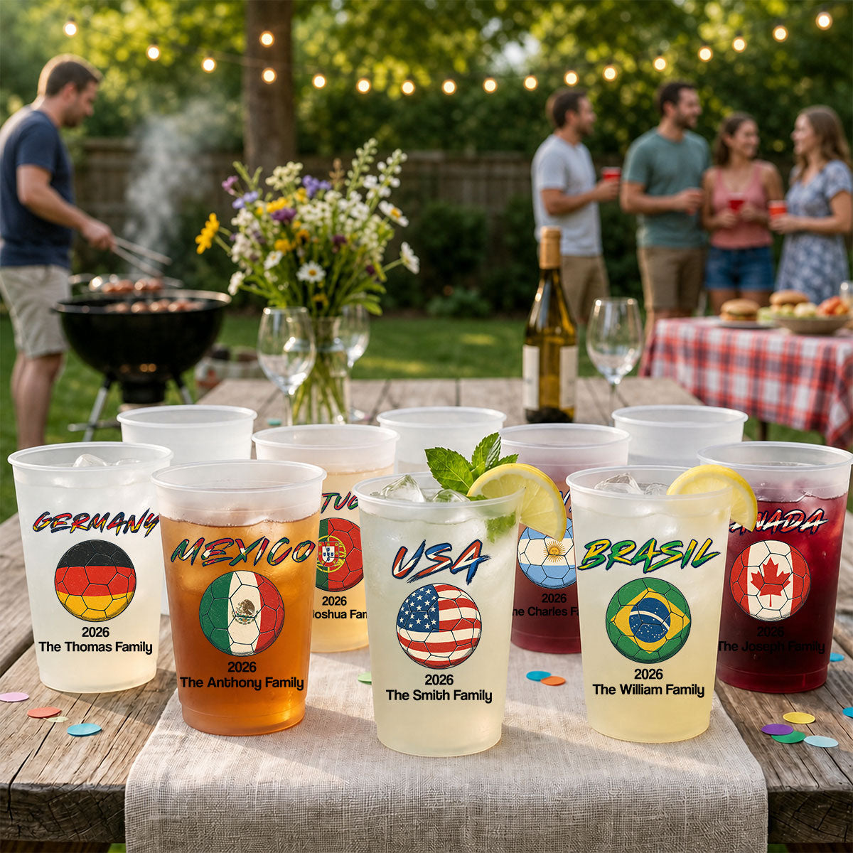Global Tournament - Personalized Frosted Cup