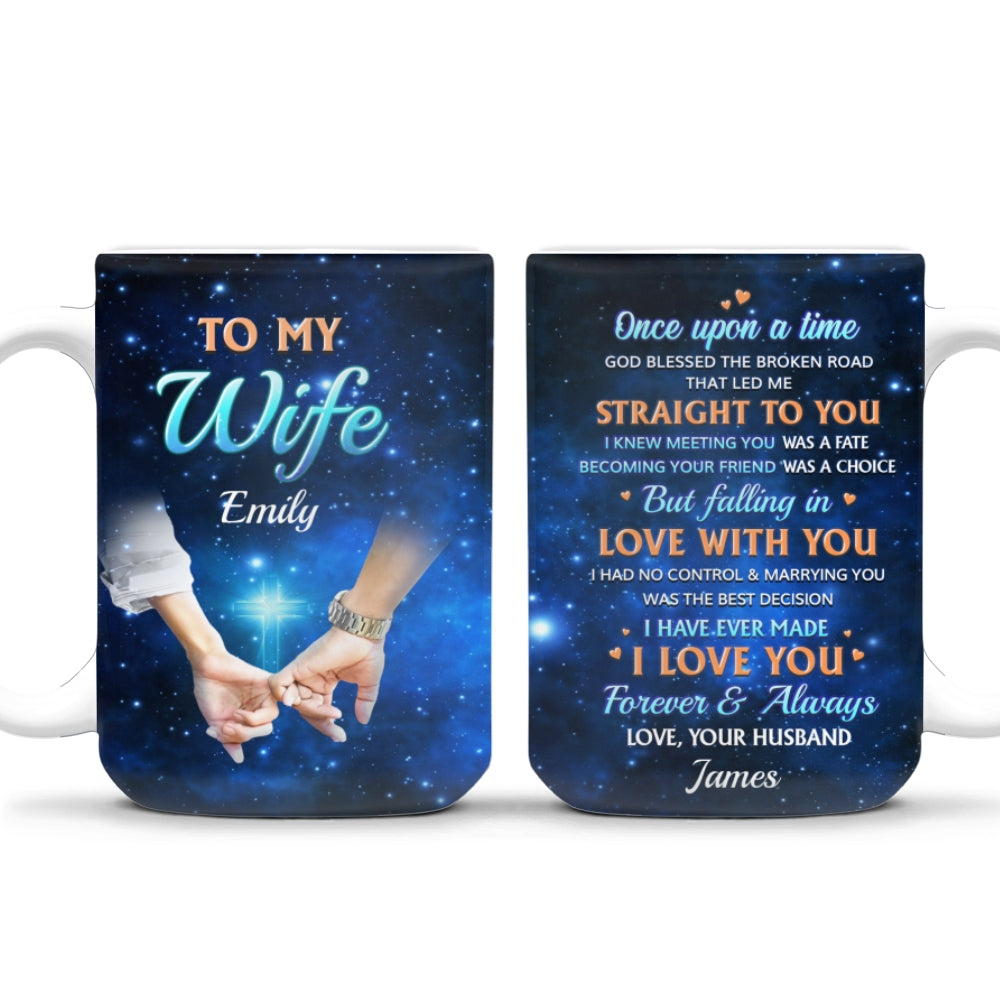 Custom Anniversary Keepsake Gifts For Couple • My Fate - Personalized Coffee Mug