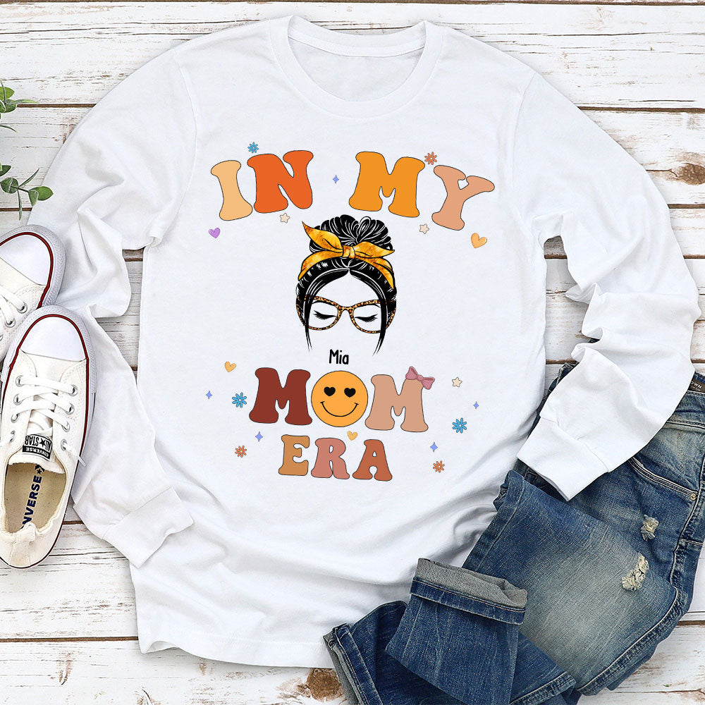 Custom Christmas & Birthday Gift for Mom, Grandma • In My Mom Era - Personalized Shirt