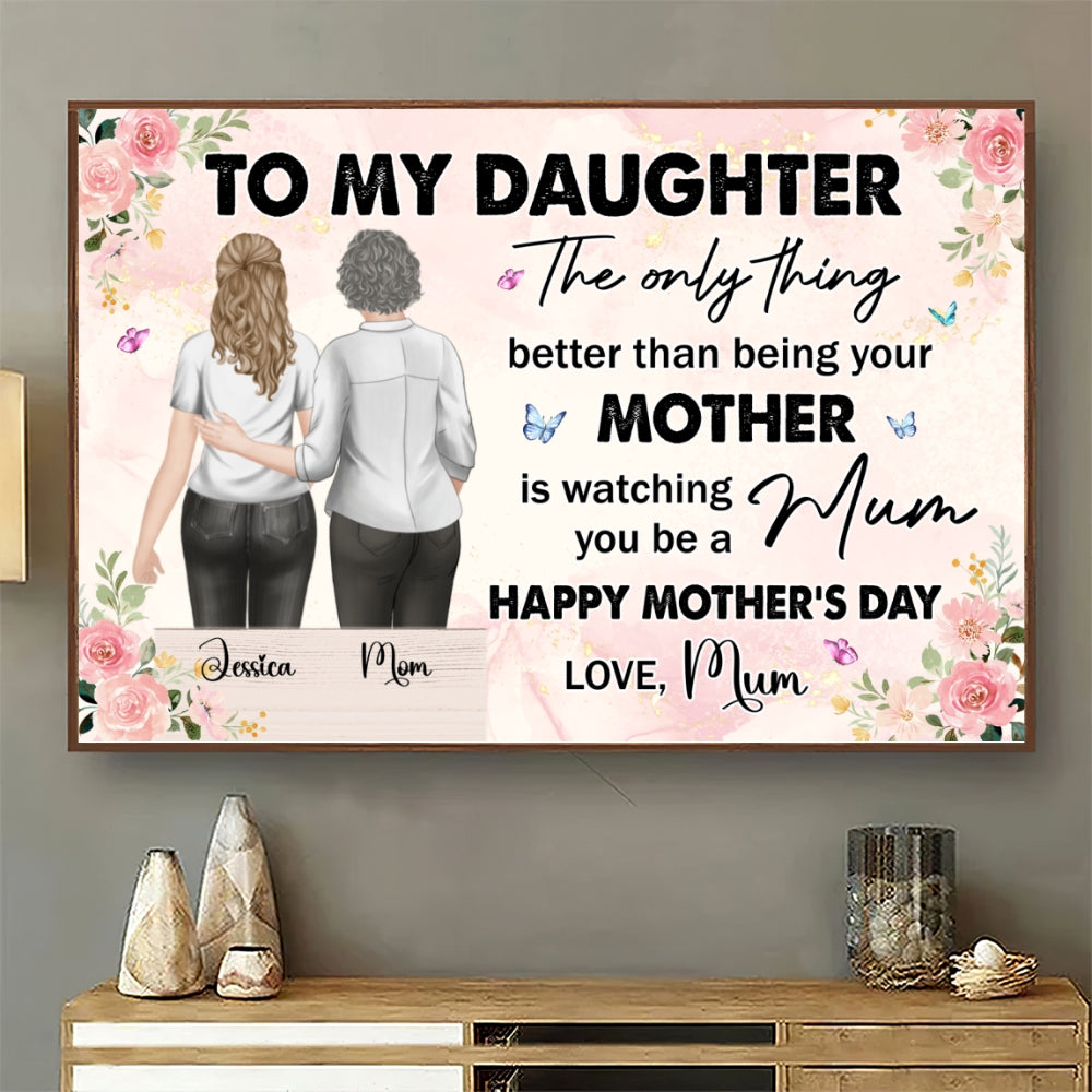 To My Daughter - Personalized Poster