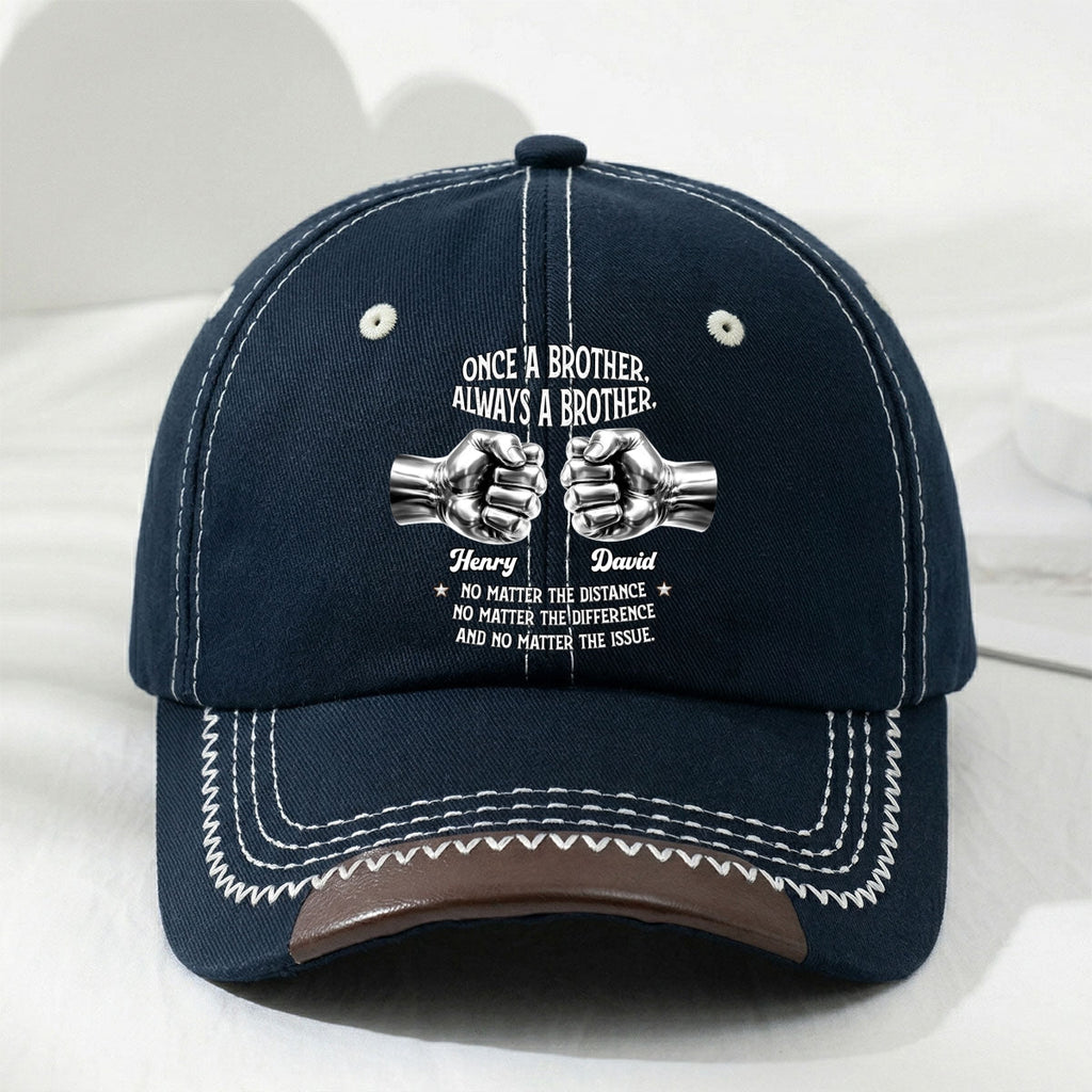 Always My Brother - Personalized Vintage Soft Baseball Cap