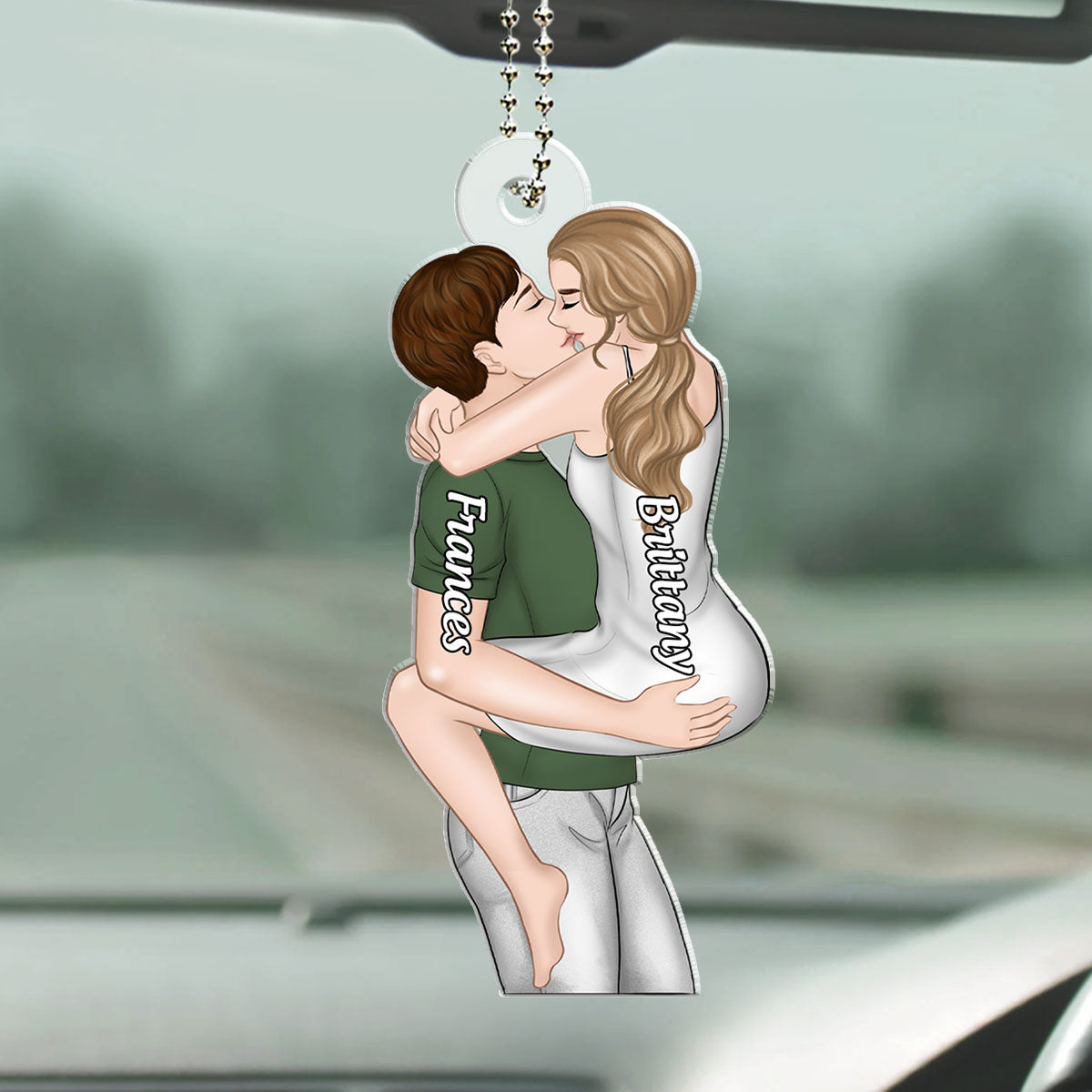 You Are My Love - Personalized Car Ornament
