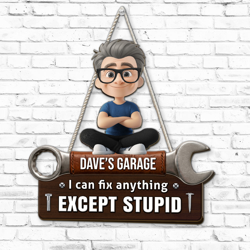 Custom Home & Wall Decor, Birthday & Christmas Gift • My Garage - Personalized Wood Sign